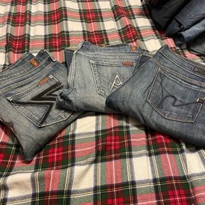 Bundle of 3 designer jeans size 32